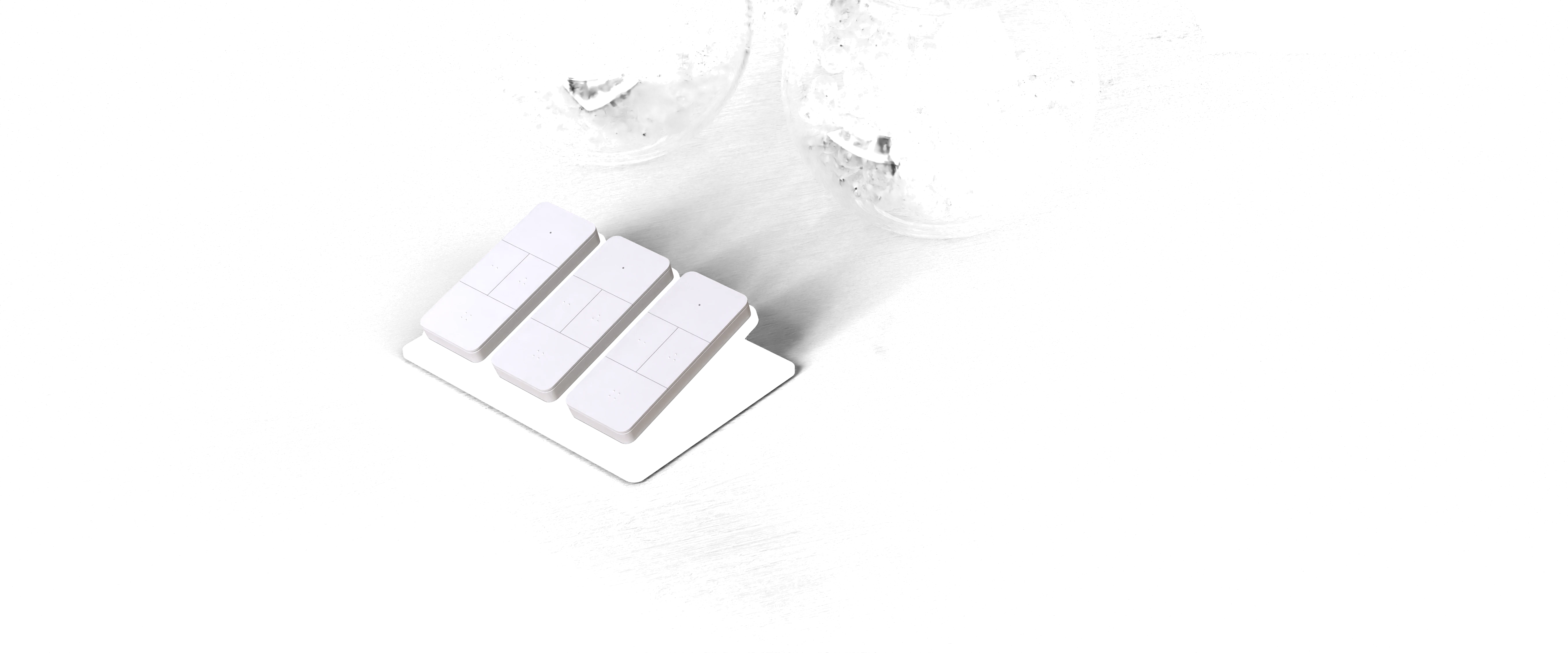 3 remotes for Amazon Basics Smart Wireless Dimmer Switch
